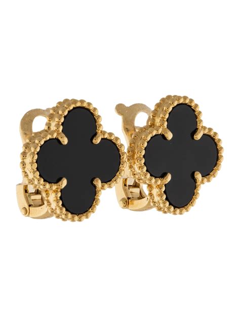 vintage alhambra earrings for sale